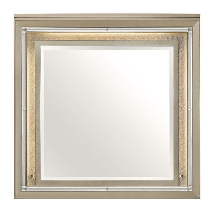 Loudon Mirror in Gold/Silver/Champagne - B1515-6
