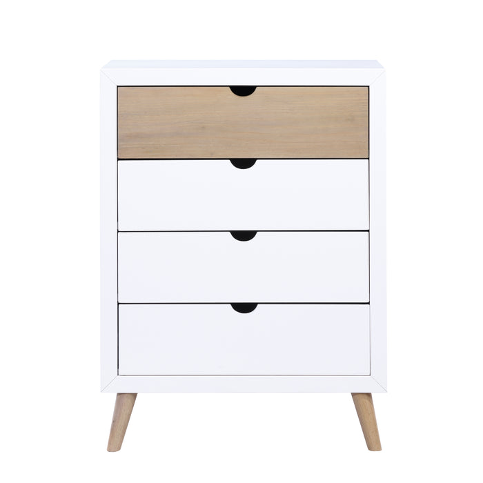 Asker Chest in Brown/White - B2012-9