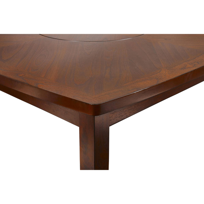 DIXON COUNTER TABLE W/LAZY SUSAN -  ESPRESSO