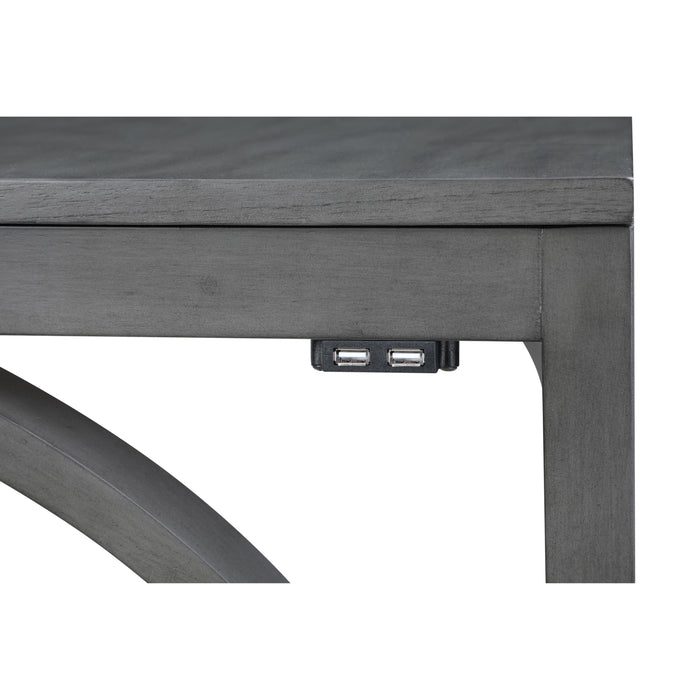 BELLA COUNTER  TABLE & 2 STOOLS-GRAY