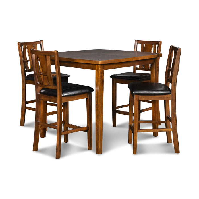 DIXON COUNTER DINING 5 PC SET-DK ESPRESSO