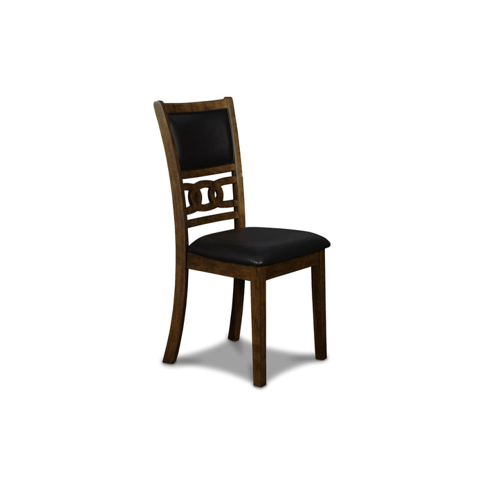GIA 42" DINING  DROP LEAF TABLE W/2 CHAIRS-BROWN
