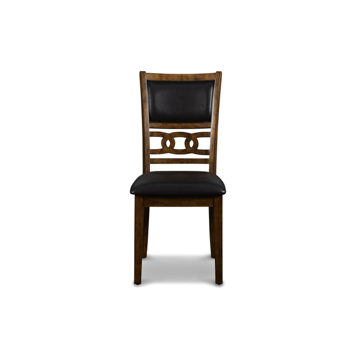 GIA 42" DINING  DROP LEAF TABLE W/2 CHAIRS-BROWN