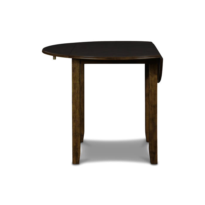 GIA 42" DINING  DROP LEAF TABLE W/2 CHAIRS-BROWN