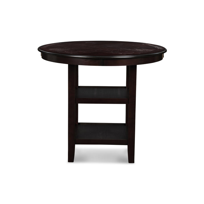 GIA ROUND COUNTER DINING 5 PC SET-EBONY