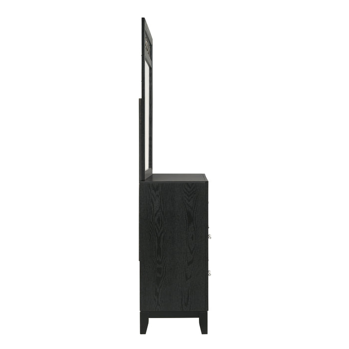 OBSIDIAN MIRROR-BLACK