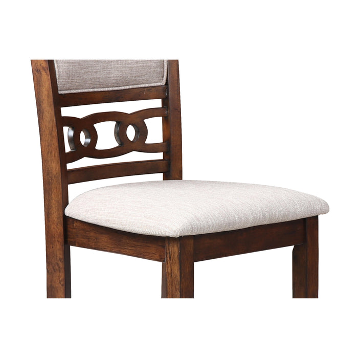 GIA 42" COUNTER  DROP LEAF TABLE W/2 CHAIRS-CHERRY