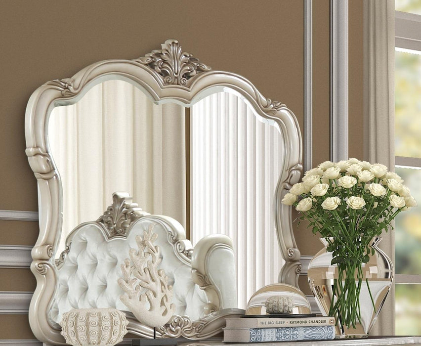 New Classic Furniture Monique Bedroom Mirror in Pearl