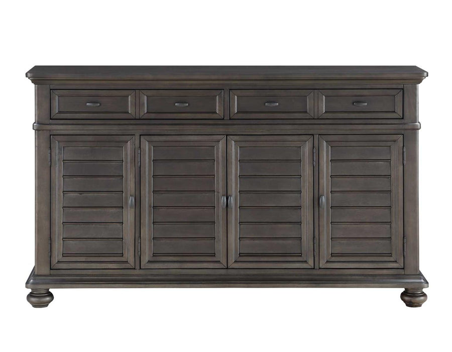 Steve Silver Linnett Server in Slate