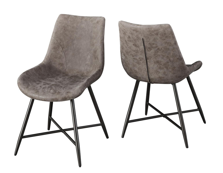 Steve Silver Ramona Side Chair in Brown (Set of 2)