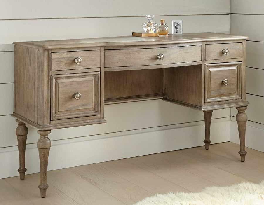 Steve Silver Highland Park Vanity Desk in Waxed Driftwood